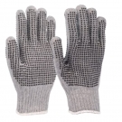 好員工H7-H550DC灰混紡紗點塑手套